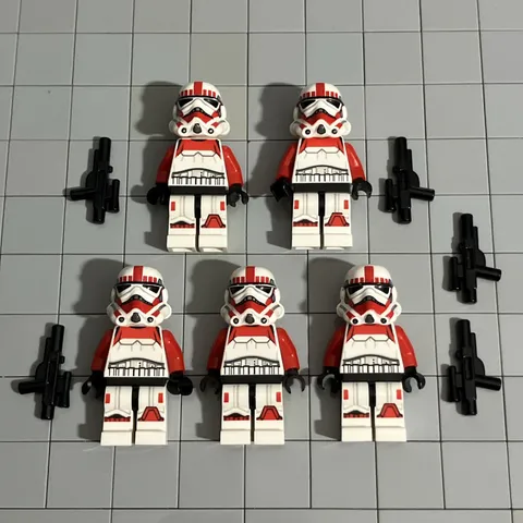 Lego Star Wars Imperial Stormtrooper Shock Trooper, Coruscant Guard H3 61