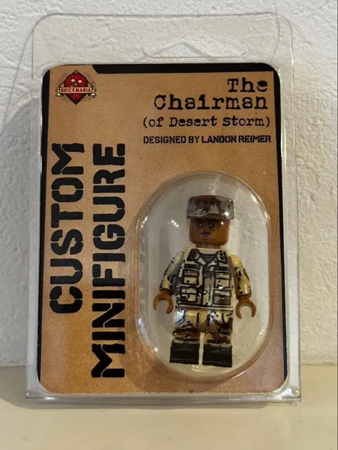 Brickmania The Chairman Desert Storm Custom Minifigure BMF527 Military LEGO New