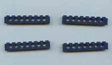 LEGO x 4 Dark Blue Technic, Brick 1 x 8 with Holes 3702
