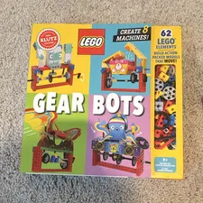 LEGO Klutz Gear Bots Create 8 Machines 62pc Set Brick Separator 790391