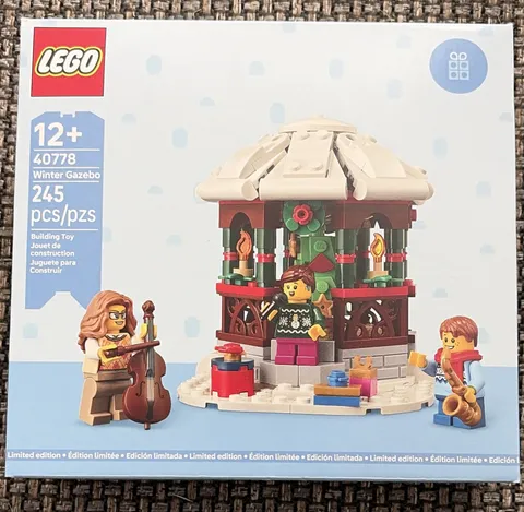 LEGO Winter Holiday Train 40778 Complete Set 245 pcs Age 12+ Limited Edition