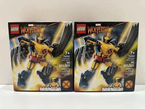 LEGO Marvel Super Heroes Wolverine Mech Armor Building Set 76202 X-Men 2-Pack