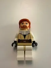 Lego Star Wars | Obi-Wan Kenobi (Clone Wars, Large Eyes) - Item No: sw0197