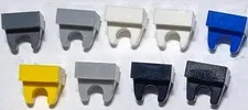 LEGO® 2555 12825 Tile, Modified 1 x 1 with Clip (Choose Option)
