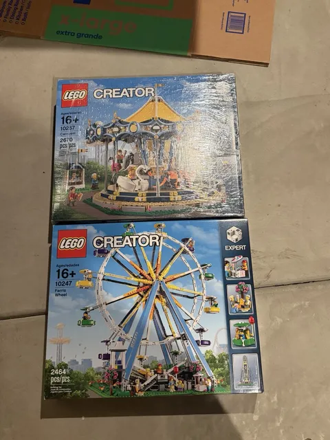 LEGO Creator Expert 10247 Ferris Wheel 10257 Carousel NEW SEALED Retired Lot