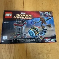 LEGO 76029 Marvel Super Heroes Guardians of the Galaxy Booklet manual only #1