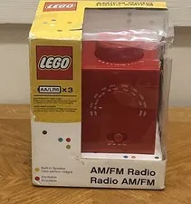 LEGO AM/FM Radio Built in Speaker Stackable Batteries not included LG11050 New