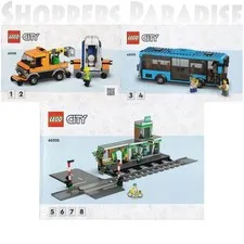 Lego City TRAIN STATION (60335) Instruction Manual Book Only .. New