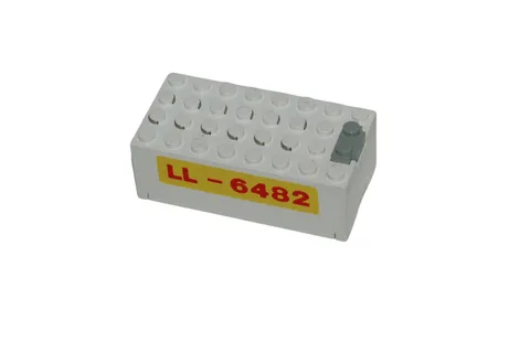 Lego® 9V TRAIN Railway Monorail Battery Box 6482 WHITE