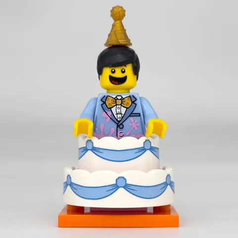 Lego Collectible Series 18 Birthday Cake Guy Minifigure col321 CMF 71021
