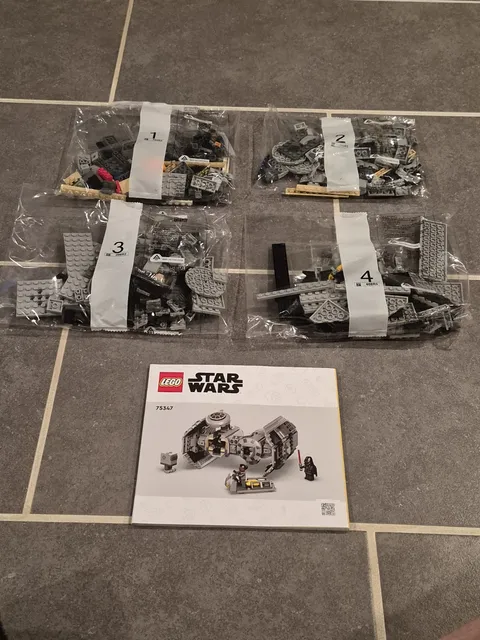 LEGO Star Wars Tie Bomber Set 75347 w/o Darth Vader & No Box