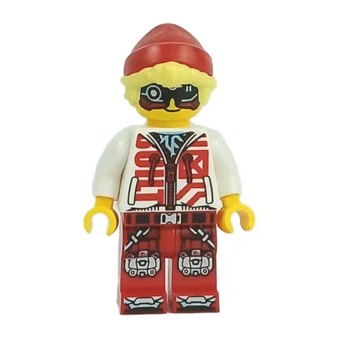 LEGO DREAMZzz COOPER Minifigure  Black Visor, White Hoodie drm069