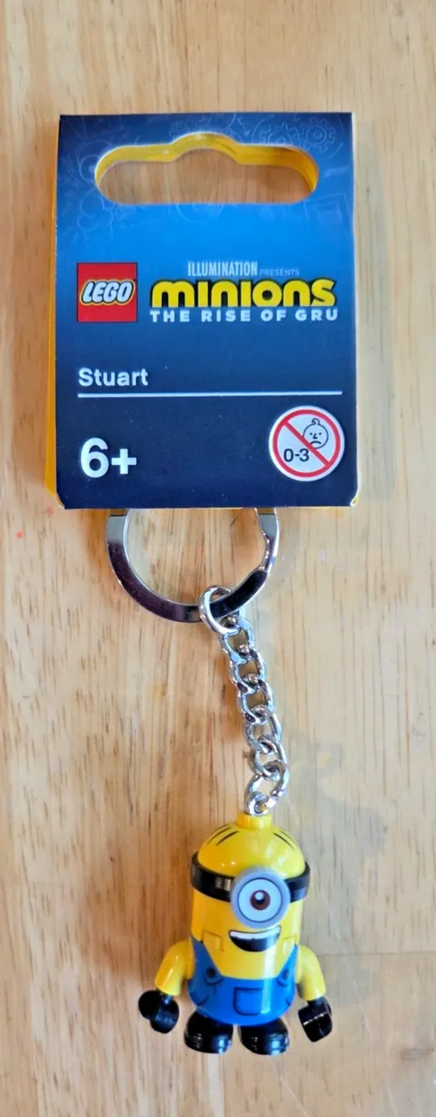 LEGO 854071 Minions Stuart  Key Chain  Minifigure Character Official Rise of Gru