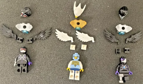Lego Legends of Chima Minifigures Lot of 3 , Ewar, Razar, Rizzo