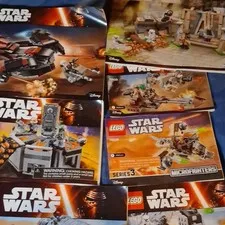 LEGO Star Wars Instruction Manual Lot for several  sets
