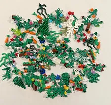 Lot of Lego Plants Parts & Piece Leaves Flowers Foliage Botanicals Branches Tree