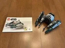Lego Star Wars 75360 Yoda's Jedi Starfighter ship/inst only. Pratically new