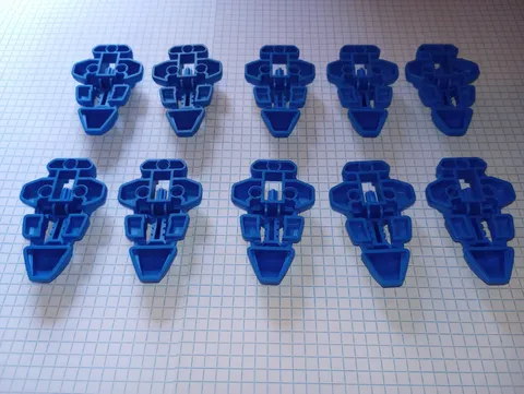 10 Bionicle Lego 44138 in Blue Rahkshi Foot Feet Genuine Lego Parts WYSIWYG IRL