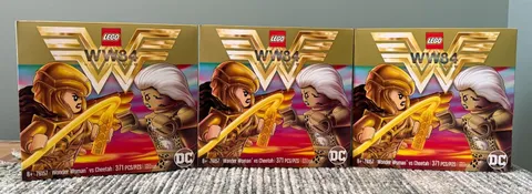 LEGO 3 SETS of 76157 - Wonder Woman vs. Cheetah WW84 - SEALED NEW RETIRED