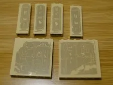 Lego Pharaoh Egyptian Hieroglyphs Panels Parts/Pieces Lot Indiana Jones