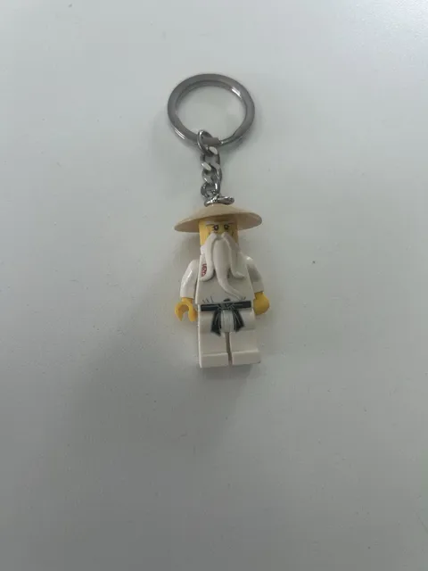 LEGO Ninjago Master Sensei Wu Minifigure Keychain