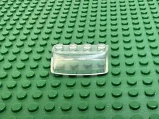 1974 LEGO Trans-Clear Windscreen 2x4x1 Curved Front Legoland 656 480 691 #x453