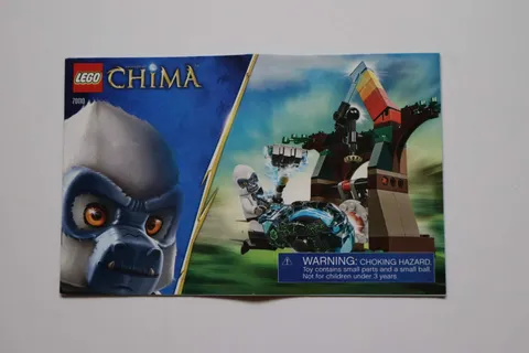 LEGO® LEGENDS OF CHIMA 70110 Grizzam Tower Target Instruction Manual Only!