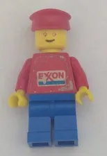 LEGO Exxon Minifigure Vintage Set 554 Paper Sticker Front