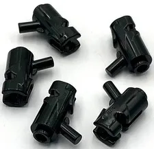 Lego 5 New Black Minifigure Weapon Guns Mini Blaster / Shooter Parts