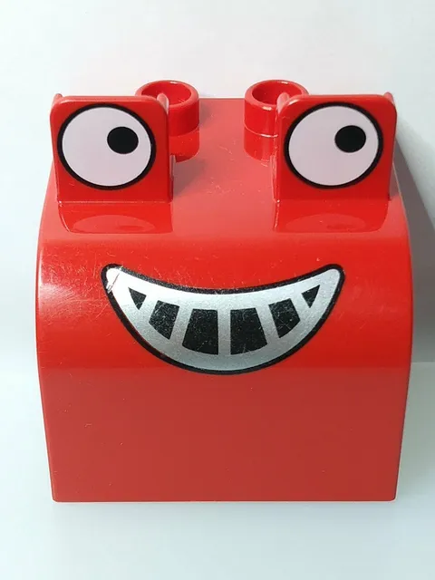 Lego Duplo Bob the Builder Muck Bulldozer Front Eyes Smile Brick