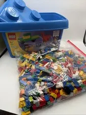 Lot of 2 1/2 lbs of Random LEGOS LEGO Building Blocks  with Or Without Tub Read