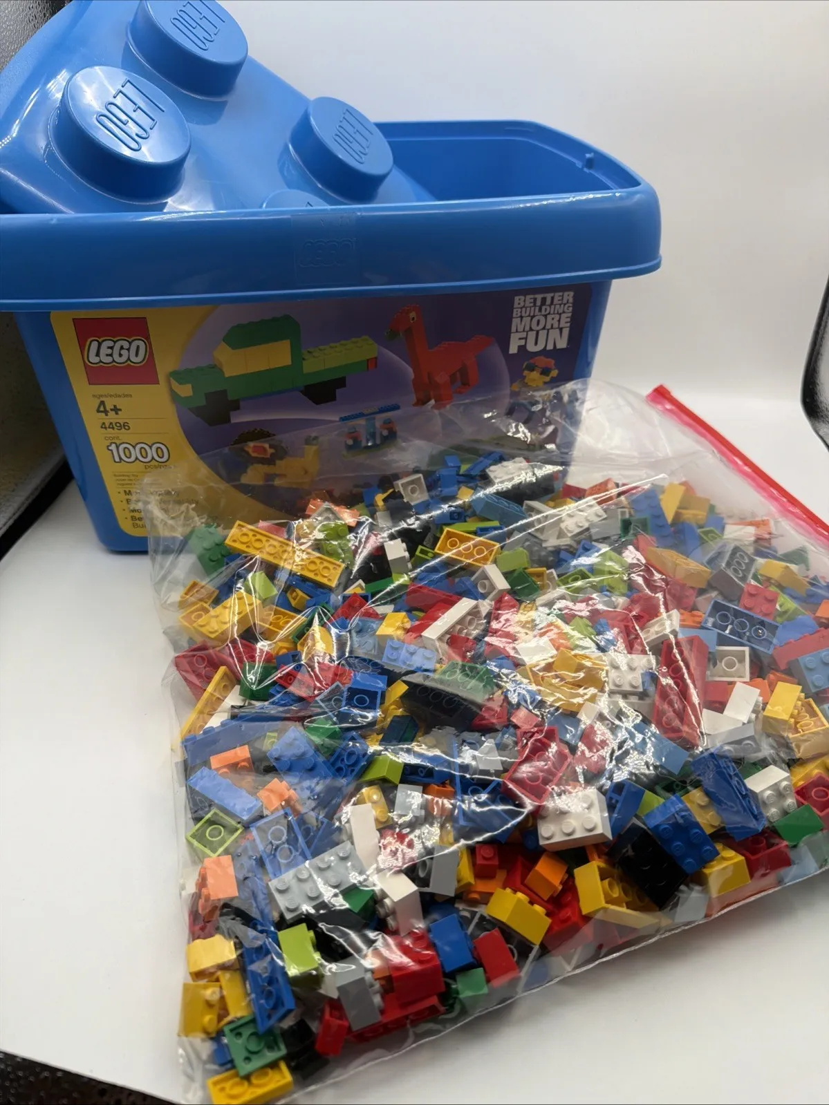Lot of 2 1/2 lbs of Random LEGOS LEGO Building Blocks  with Or Without Tub Read