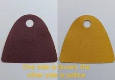 US🇺🇲 LEGO Cape No.82 Brown & Yellow Spongy Fabric for Minifigures #6476250 NEW
