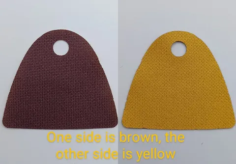 US🇺🇲 LEGO Cape No.82 Brown & Yellow Spongy Fabric for Minifigures #6476250 NEW