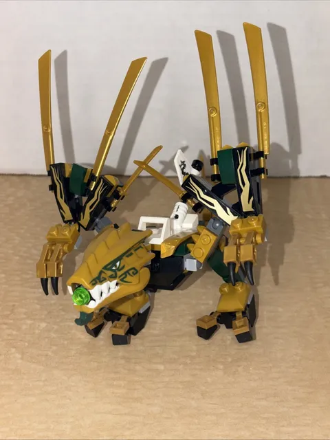 Lego Ninjago The Golden Dragon 70666 Pre Built W/ No Mini Figs,Box Or Manual