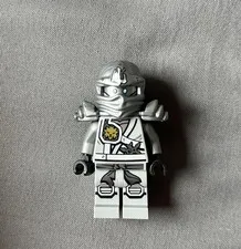 LEGO Ninjago Minifigure Titanium Zane Jungle Robe Tournament Elements njo0111