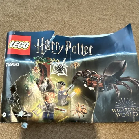 LEGO Harry Potter 75950 Aragog's Lair Building Set w/ Pieces & Insert