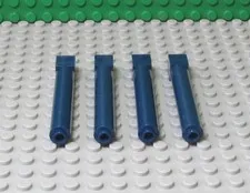 LEGO Solid Pillar Support 1x1x6 Dark Blue Part Set of 4