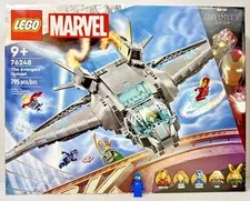 LEGO (76248) Marvel Avengers Quinjet New Sealed Retired Loki Thor Iron Man Hero