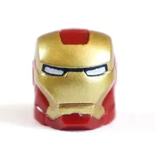 LEGO Marvel Iron Man Helmet Minifigure Part Hinged Visor 10907 & 10908 GENUINE