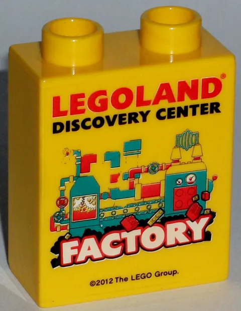 Misprint LEGO LEGOLAND Collectible Brick FACTORY 2012 DISCOVERY CENTER Misprint #34
