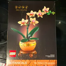 LEGO Botanicals Mini Orchid 10343 Complete Set 274 pcs Age 18+