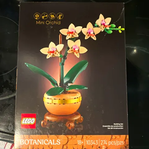 LEGO Botanicals Mini Orchid 10343 Complete Set 274 pcs Age 18+