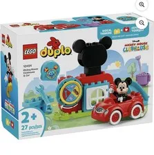 LEGO DUPLO 10454 Mickey Mouse Clubhouse & Car Set 27 pcs Ages 2+ w/Separator