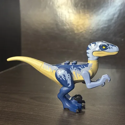 LEGO Dinosaur Raptor Velociraptor Jurassic World Sand Blue Raptor From Set 75942