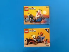 Lego Castle Instruction Manuals Only 6038 Wolfpack Renegades & 6057 Sea Serpent