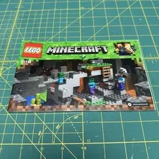 lego minecraft the zombie cave 21141 Manual Only