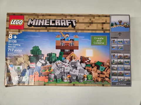 LEGO Minecraft The Crafting Box 2.0 Set 21135. Complete! bags new & sealed!