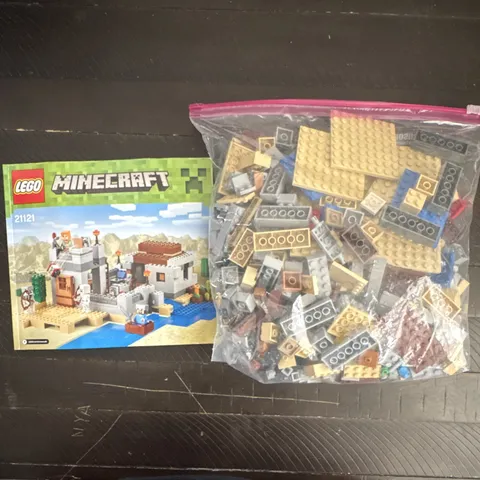 LEGO Minecraft 21121 Desert Outpost Missing One Minifig
