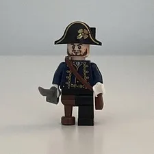 LEGO ®-Minifigure Pirate Hector Barbossa  Set 4192 Fountain of Youth Peg Leg